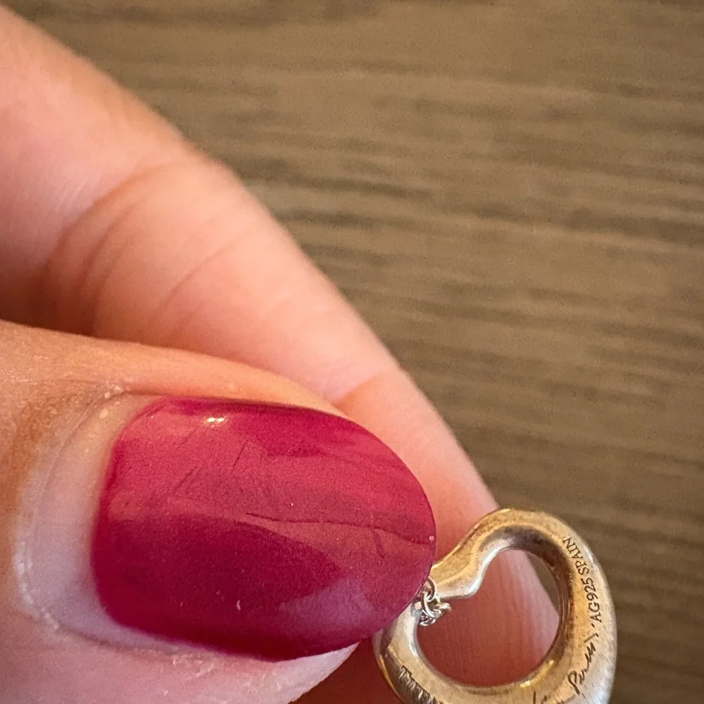 Tiffany & Co. Silver Heart Pendant Necklace - Picture 4 of 5